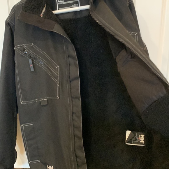 Helly Hansen work/wear Bergholm Fleece lined Jacket Black size M/M - Picture 7 of 11